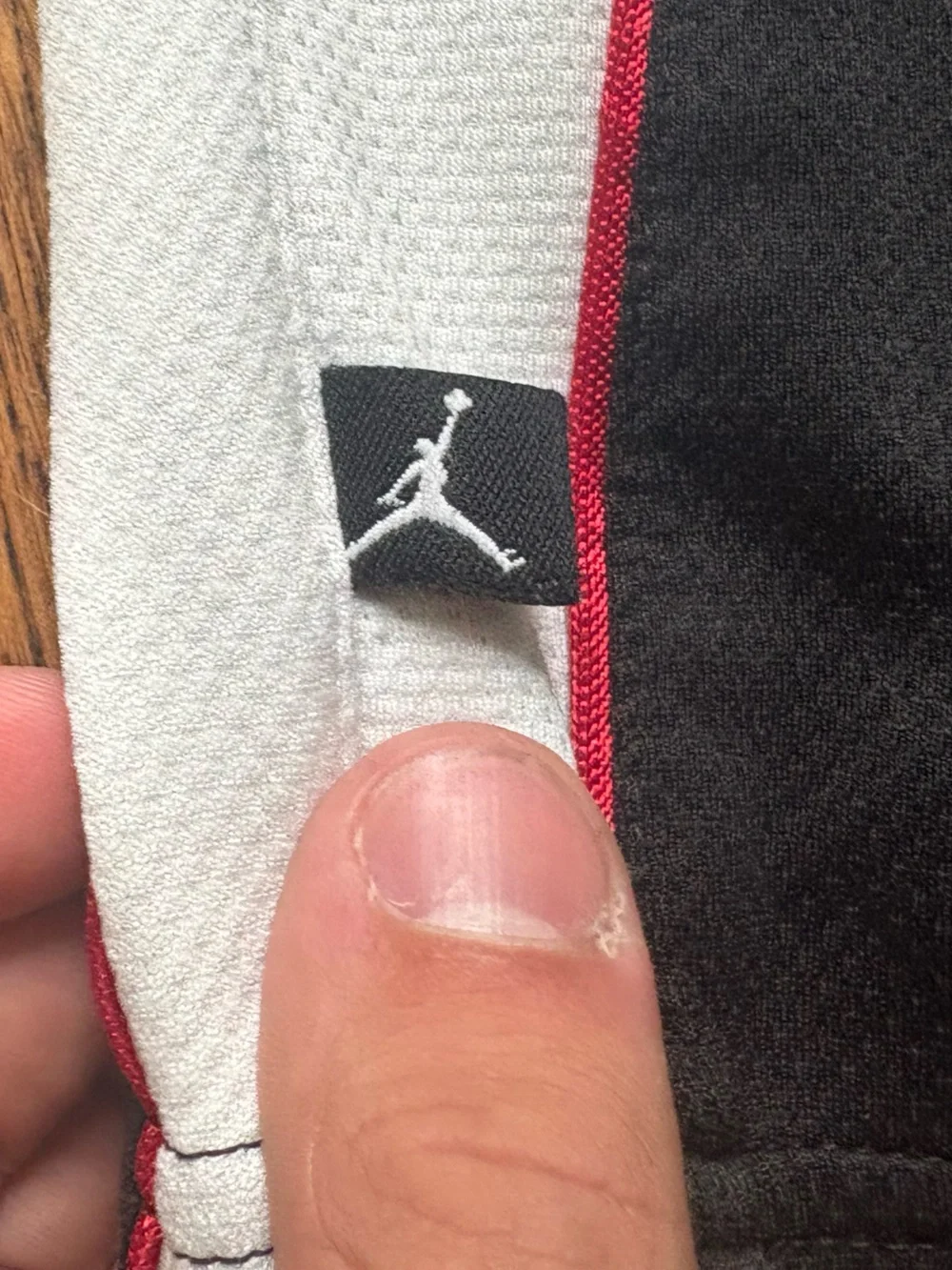 VTG Jordan Jumpman Baggy Y2K Basketball Shorts Mens Large Black/White Stretch